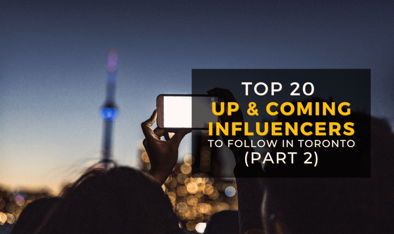 Top 20 Up & Coming Influencers