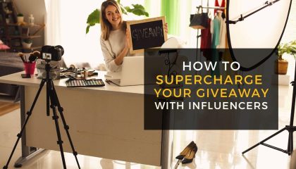 How to organize a social media giveaway with influencers
